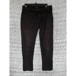 Joe’s Jeans Mens 32 Black Straight Slim Fit Stretch Denim EUC